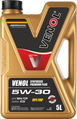 VENOL SYNT.PREMIUM PLUS 5W30 C3 5L