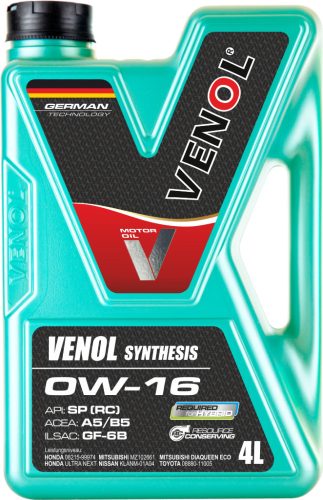 VENOL  SYNTHESIS  SUPER 0W16 SP (RC) A5B5 GF 6B 1L