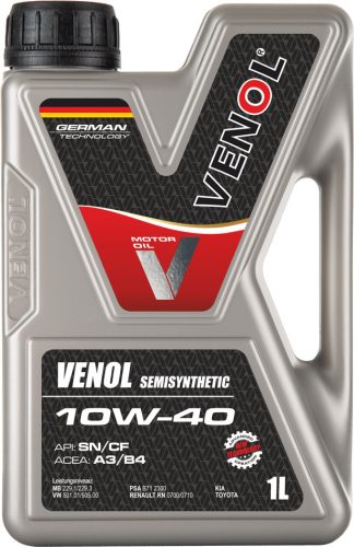 VENOL SEMISYNTHETIC SN CF 10W40 1L