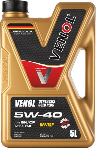 VENOL SYNTHESIS GOLD PLUS  SN CF 5W40  C4 5L